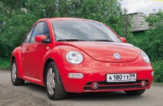 VW New Beetle<br>%u042D%u0442%u043E %u043E%u0434%u0438%u043D %u0438%u0437 %u043D%u0435%u043C%u043D%u043E%u0433%u0438%u0445 Volkswagen, %u043A%u043E%u0442%u043E%u0440%u044B%u0439 %u043C%u043E%u0436%u043D%u043E %u0443%u043F%u0440%u0435%u043A%u043D%u0443%u0442%u044C %u0432 %u043D%u0435%u043F%u0440%u0430%u043A%u0442%u0438%u0447%u043D%u043E%u0441%u0442%u0438. %u041D%u043E %u043D%u0435%u043E%u0440%u0434%u0438%u043D%u0430%u0440%u043D%u0430%u044F %u0432%u043D%u0435%u0448%u043D%u043E%u0441%u0442%u044C %u0437%u0430%u0441%u0442%u0430%u0432%u0438%u0442 %u0437%u0430%u0431%u044B%u0442%u044C %u043E %u043B%u044E%u0431%u044B%u0445 %u043D%u0435%u0434%u043E%u0441%u0442%u0430%u0442%u043A%u0430%u0445